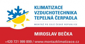 Miroslav Bečka - montáž a servis klimatizací, vzduchotechnika Nymburk